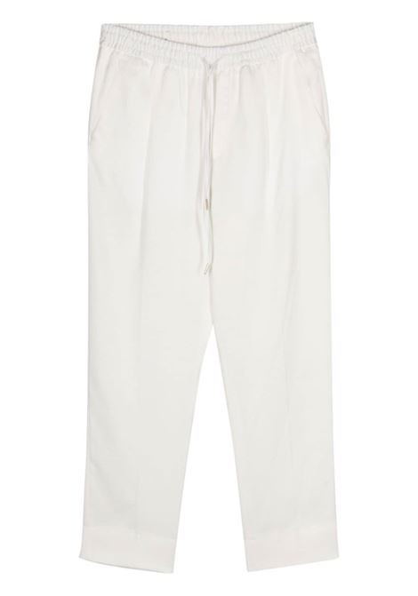 White elasticated-waistband satin trousers Briglia 1949 - women BRIGLIA 1949 | Trousers | WIMBLEDONW32410200120